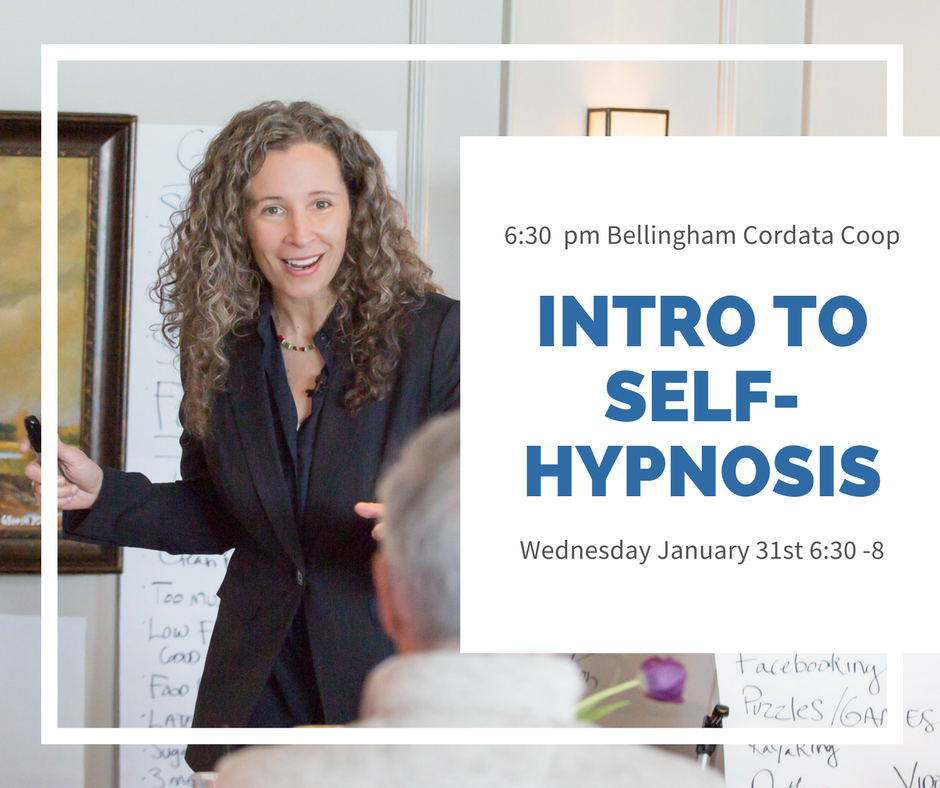 Intro to Self-Hypnosis with Erika Flint January 31 at the Bellingham Cordata Co-op