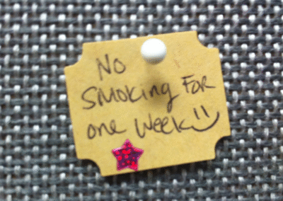 No Smoking for One Week